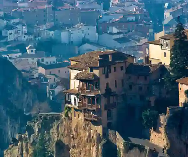 Hængende huse i Cuenca