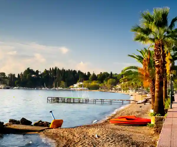 Strandpromenade ved Kato Agios Markos