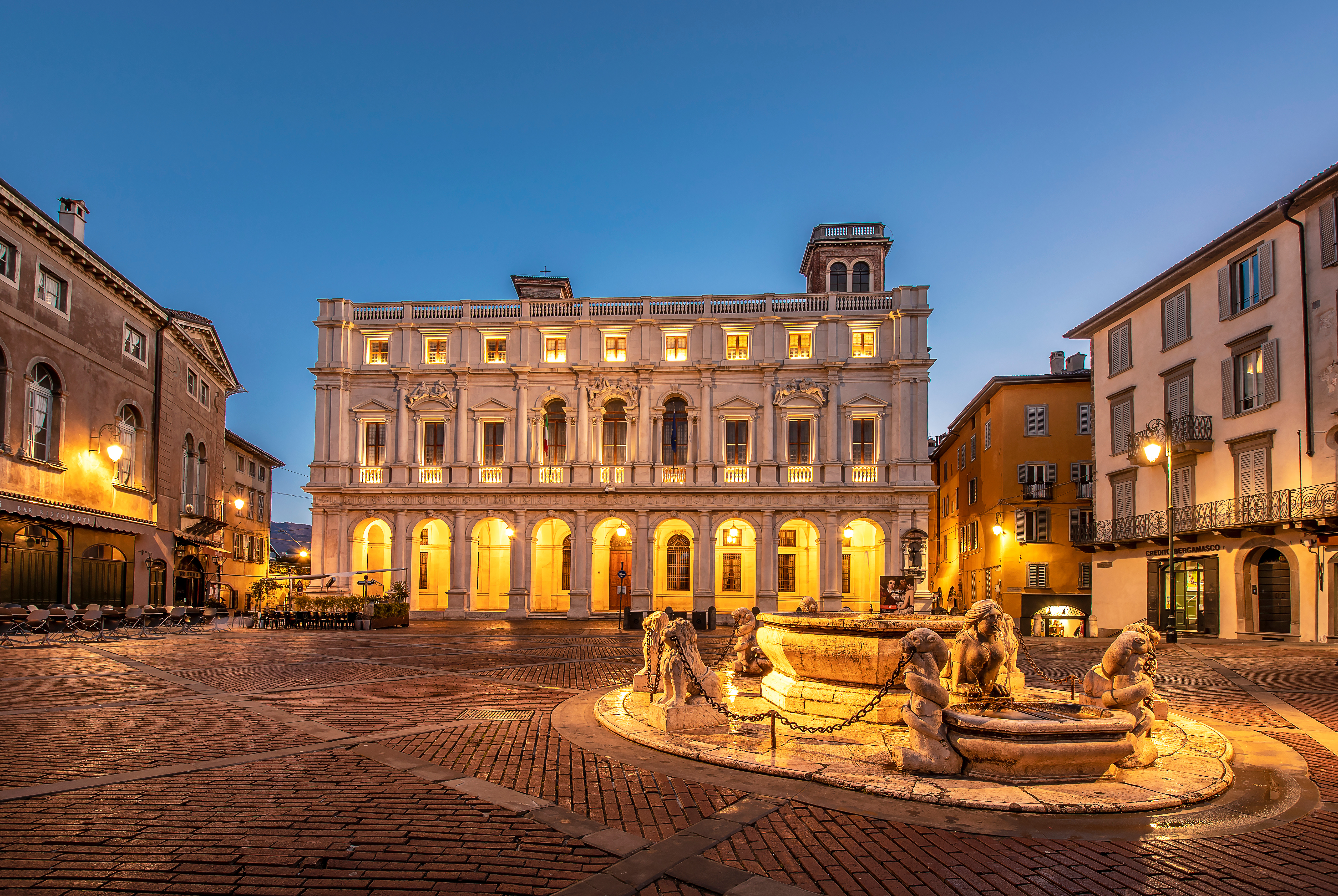 Piazza Vecchia i Bergamo