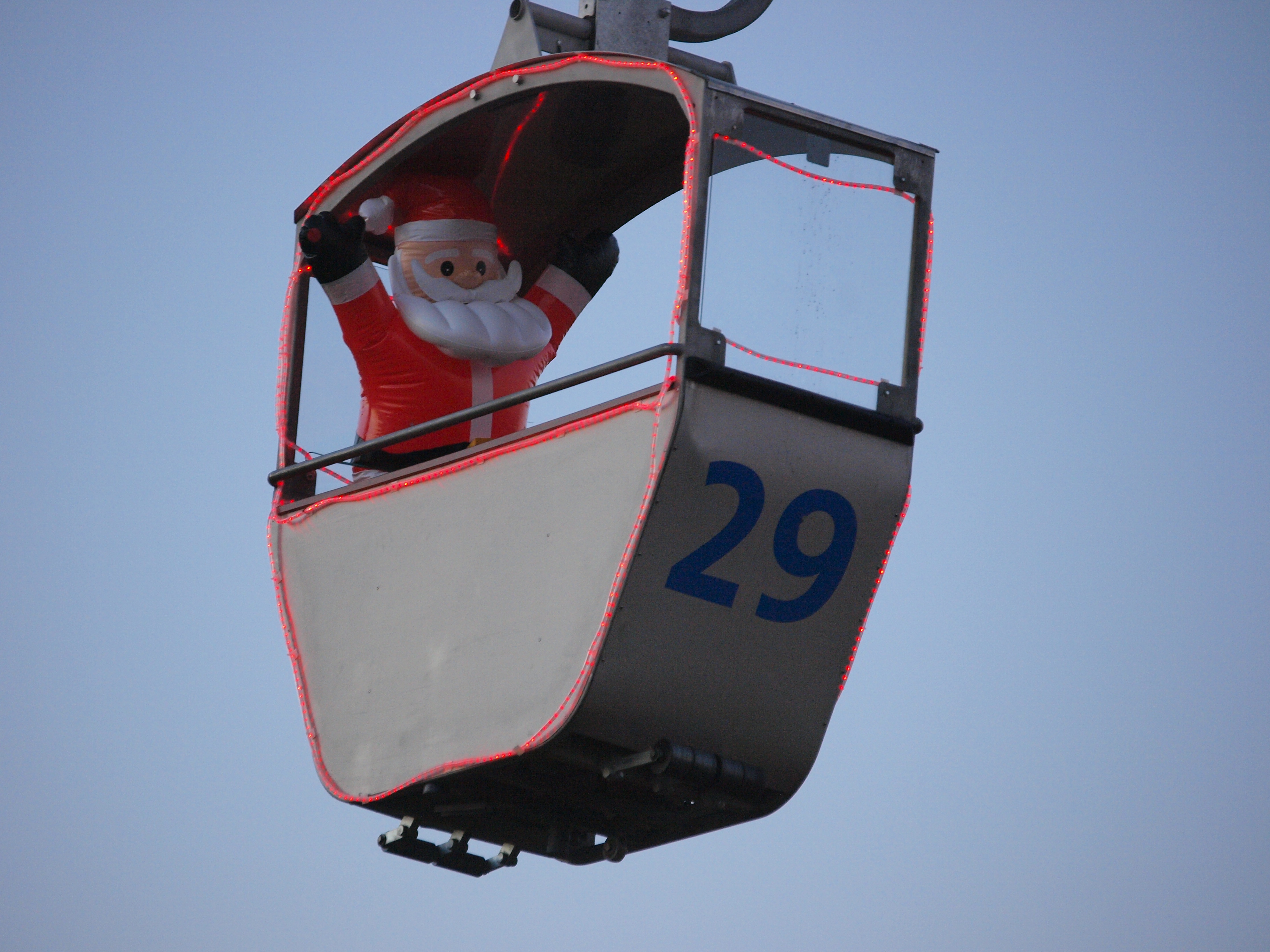 Gondol med julenisse