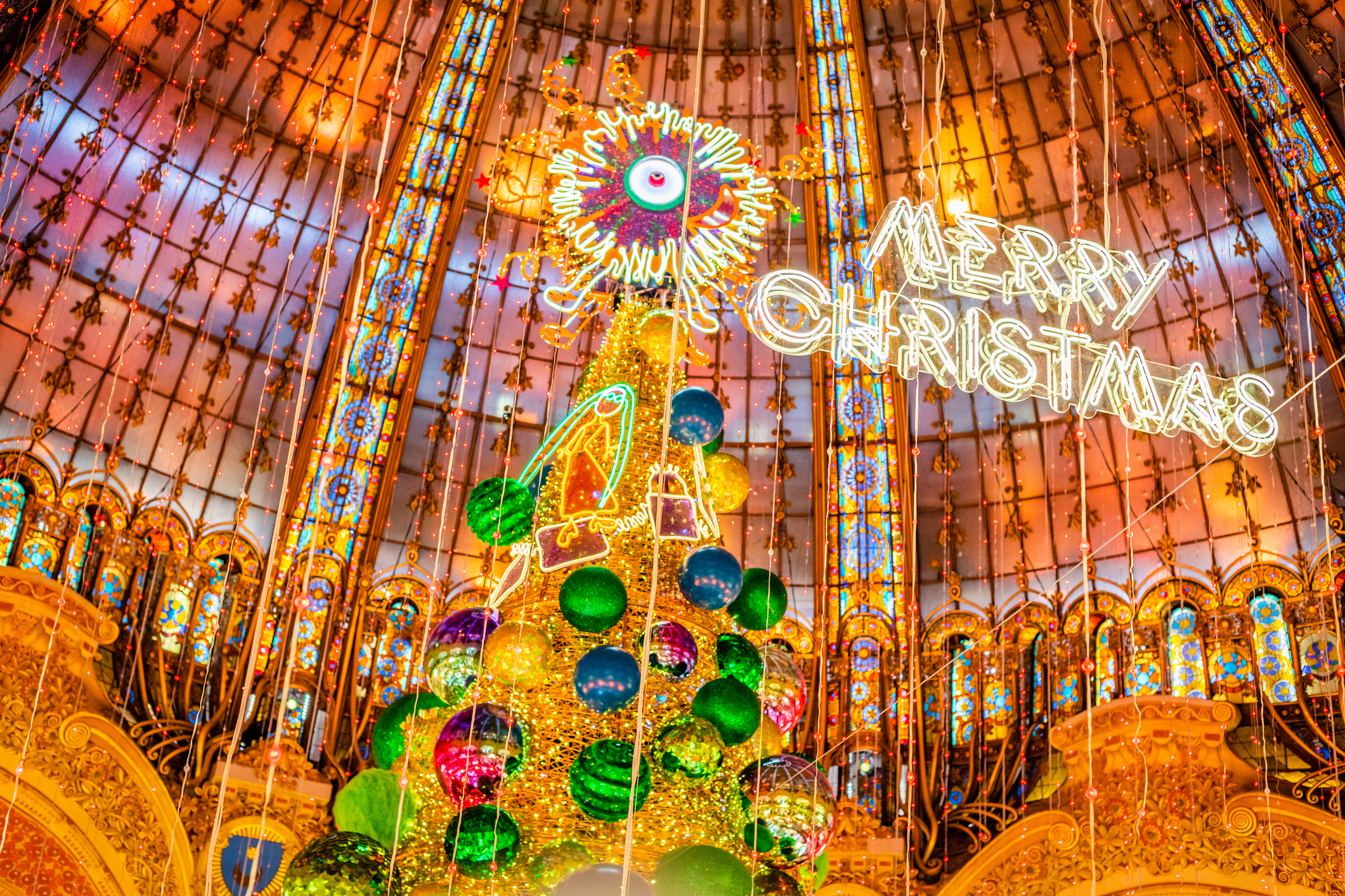 Julepyntet Galeries Lafayette