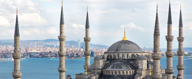 Den blå moske i Istanbul