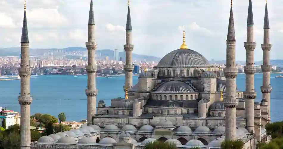 Den blå moske i Istanbul