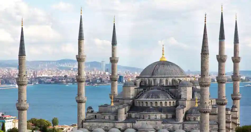 Den blå moske i Istanbul