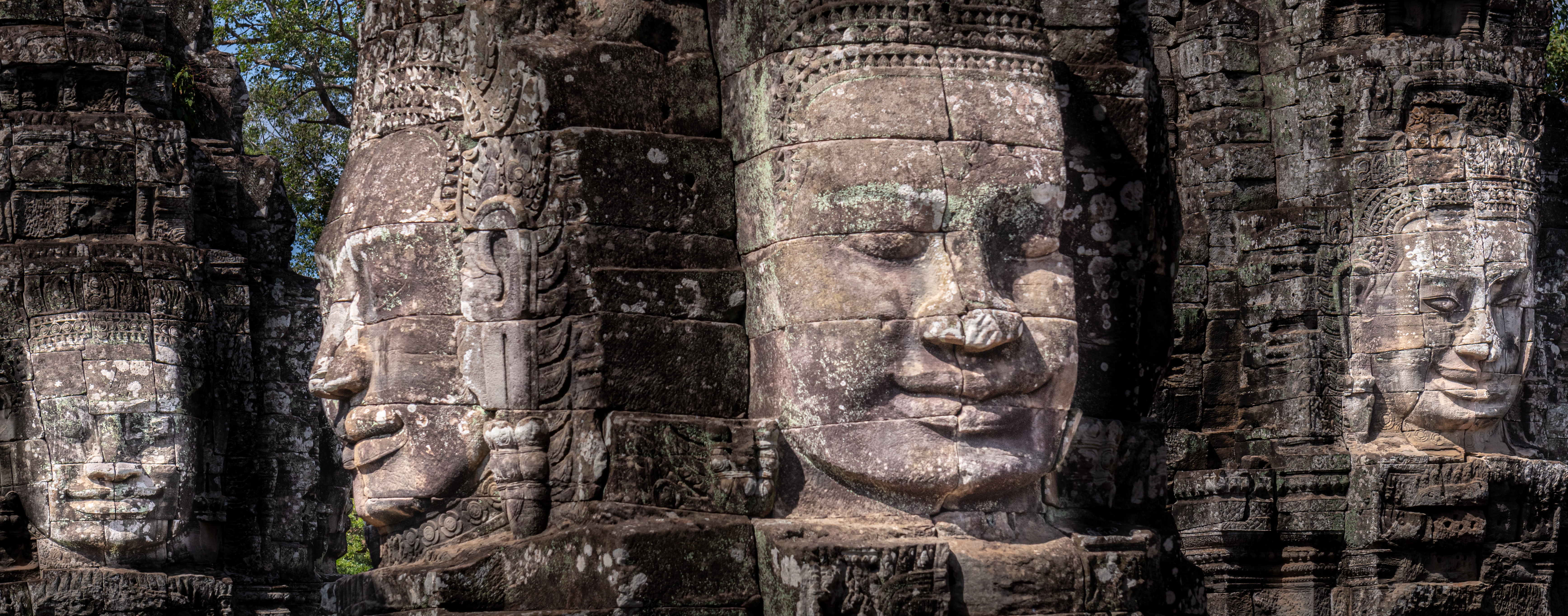 Bayon templets smilende ansigter