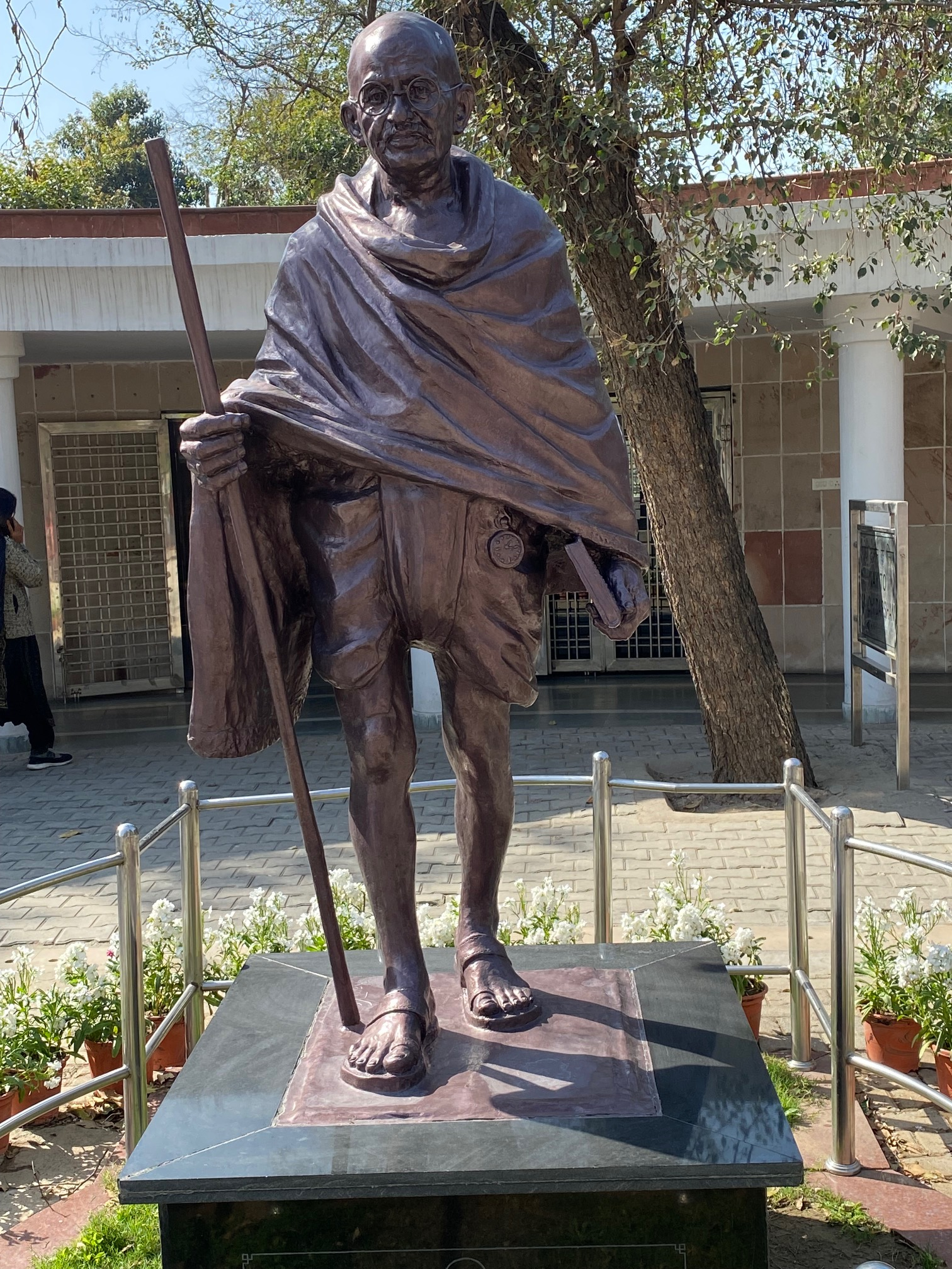 Gandhi, privat foto fra Kirsten