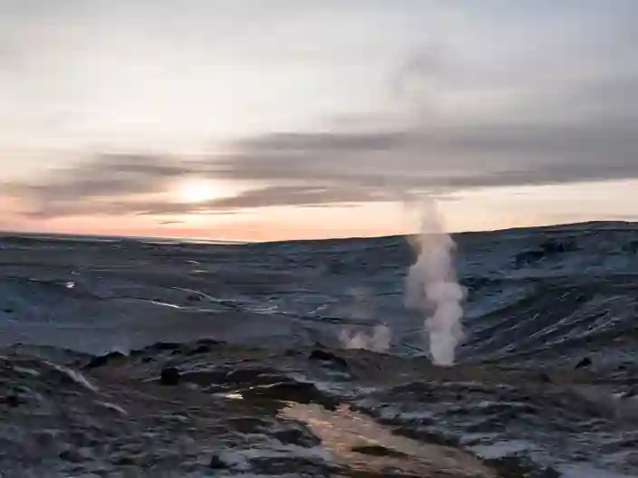 Varme kilder ved Hveragerði