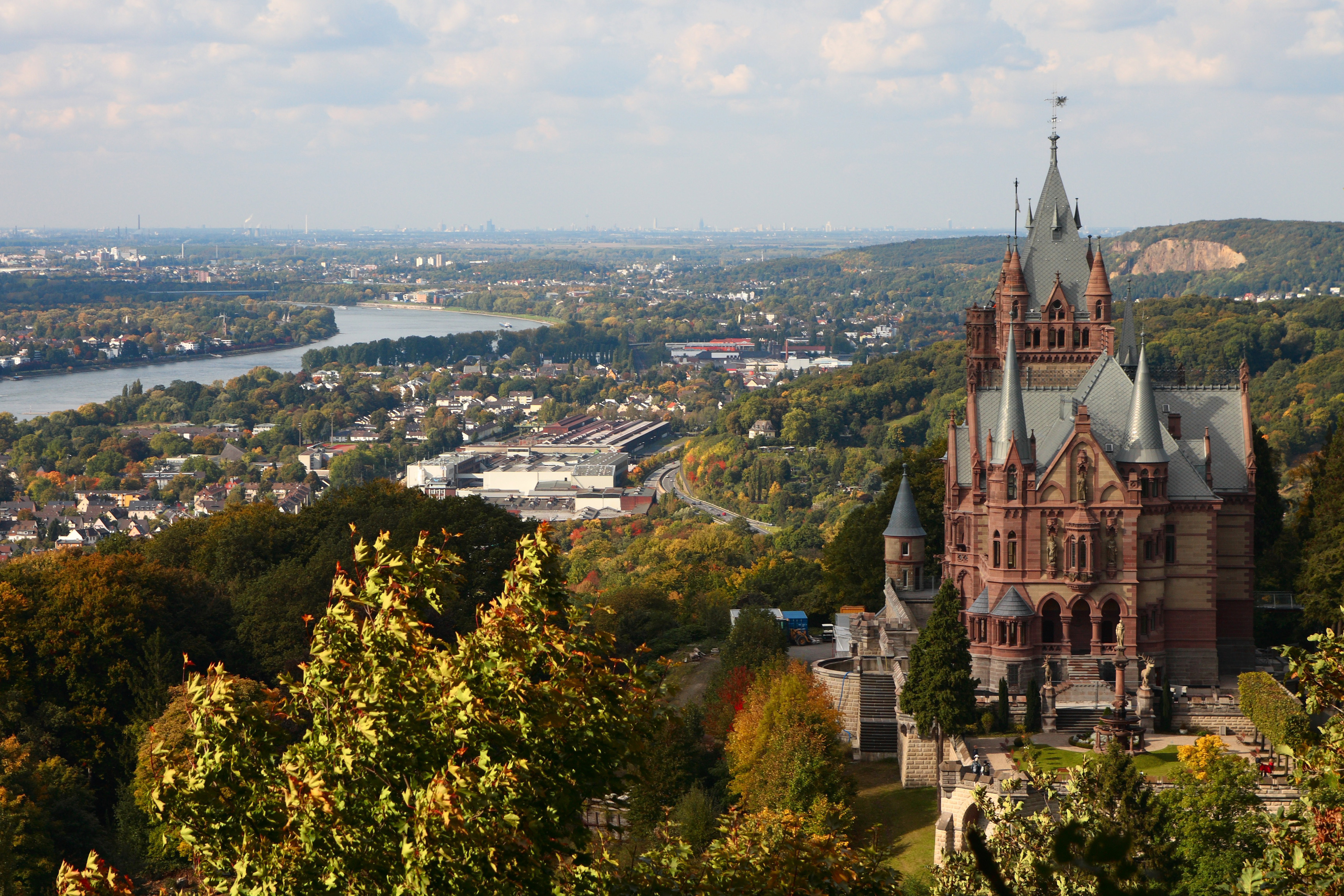 Drachenfels slott i Köningswinter