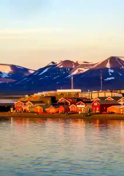 Midnatssol ved Svalbard