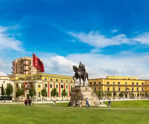 Skanderbergplassen i Tirana