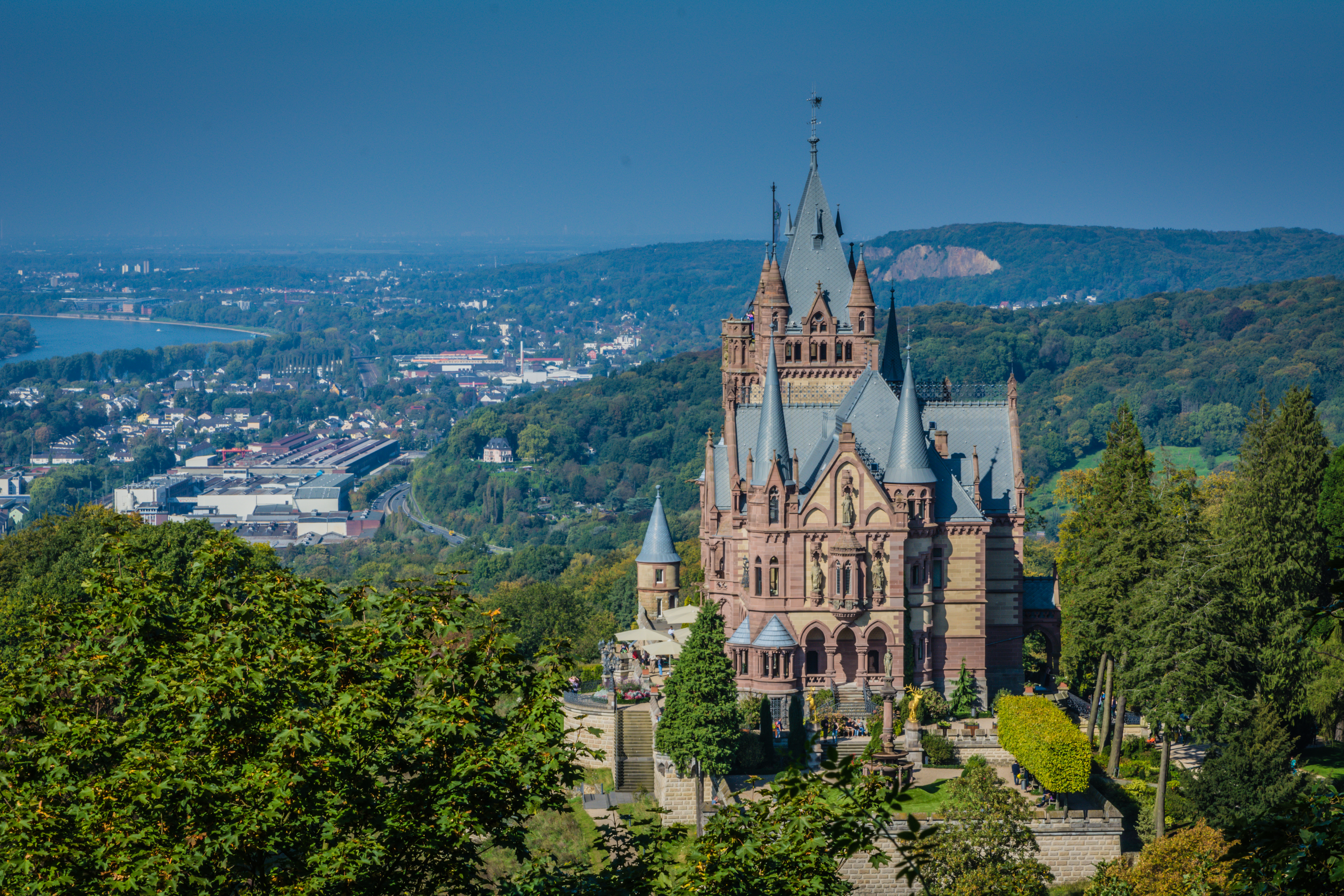 Drachenfels slott i Köningswinter