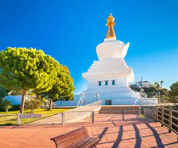The Buddhist Stupa i Benalmádena