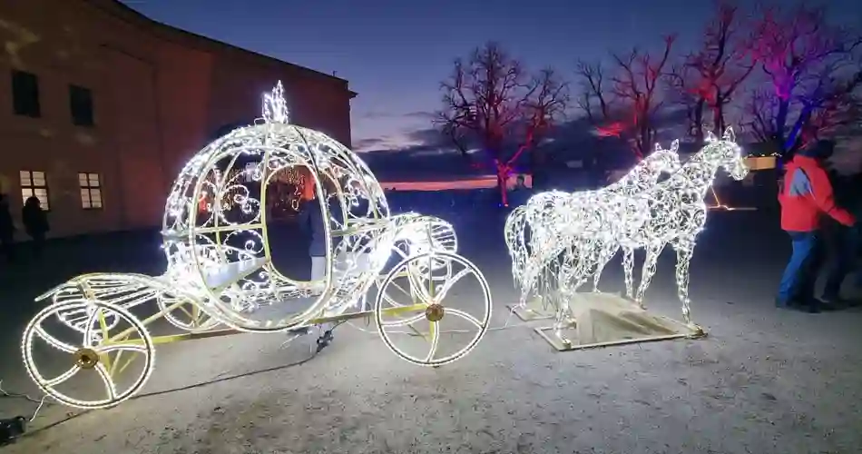 Christmas Garden på festningen i Koblenz