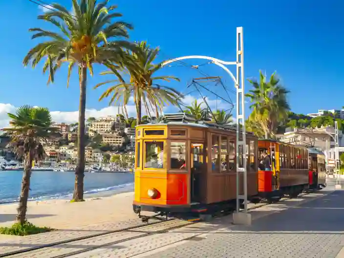 Sporvogn mellem Soller og Puerto de Soller