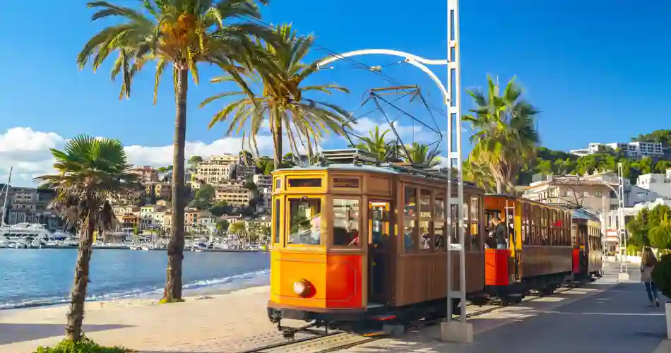 Sporvogn mellem Soller og Puerto de Soller