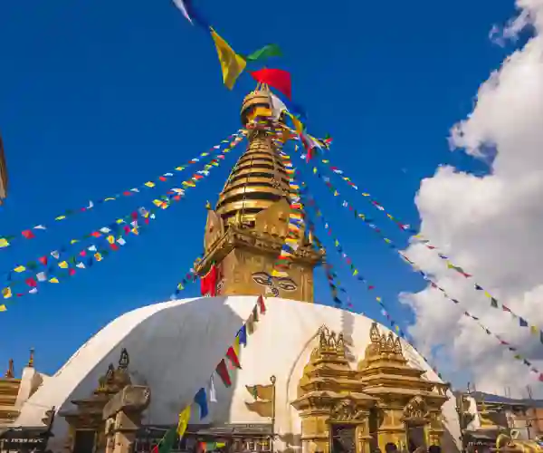 Swayambunath tempel i Katmandu