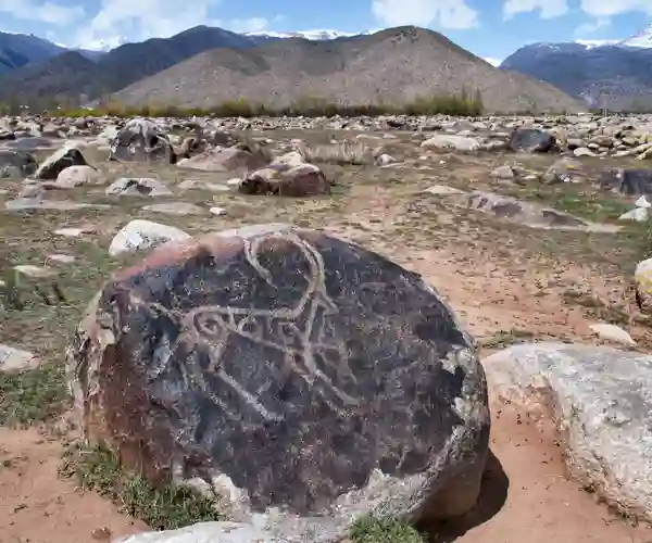 Helleristninger i Cholpon Ata