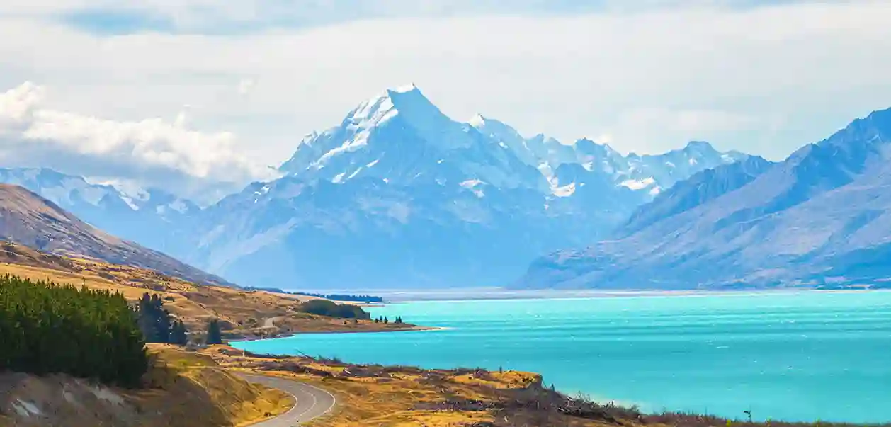 Udsigtspunkt ved Mount Cook