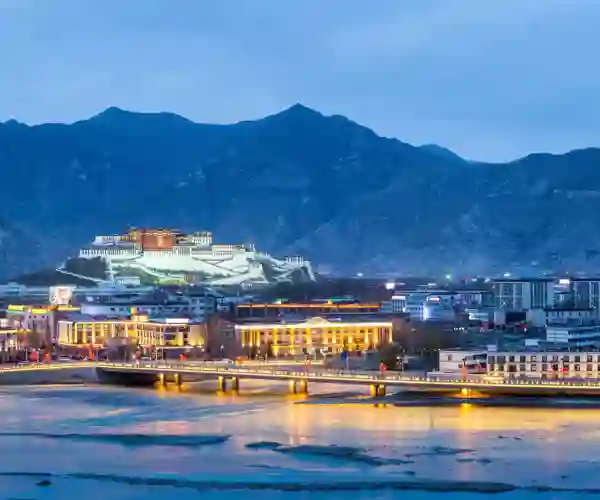 Lhasa og Potala-palasset