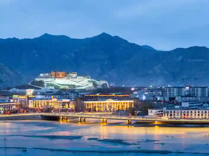 Lhasa og Potala-palasset