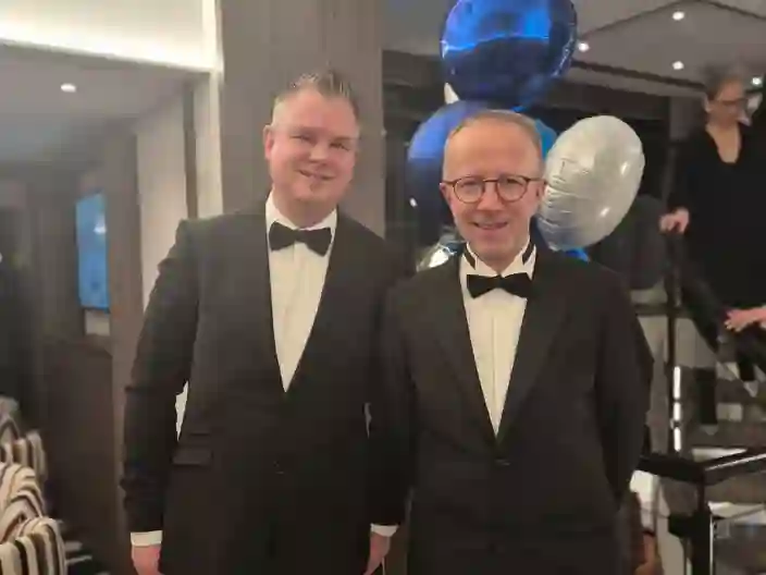 Thomas og Svein Erik klar for gallamiddag