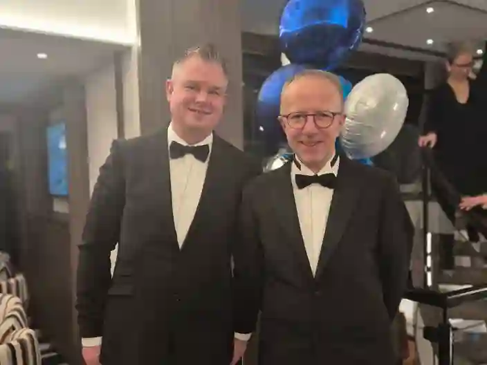 Thomas og Svein Erik klar for gallamiddag