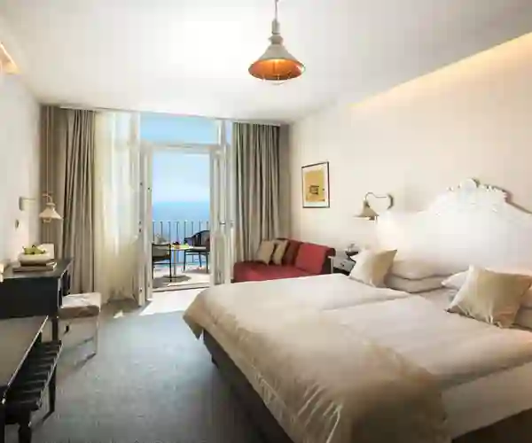 Superiorværelse med balkon og havudsigt