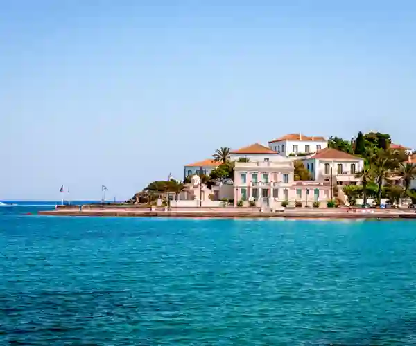 Smukke huse på Spetses