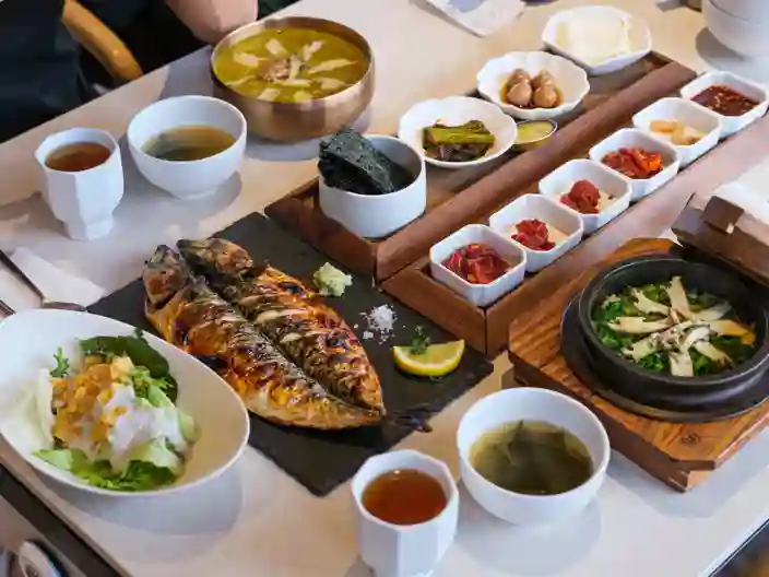 Traditionelle Koreanske Forretter