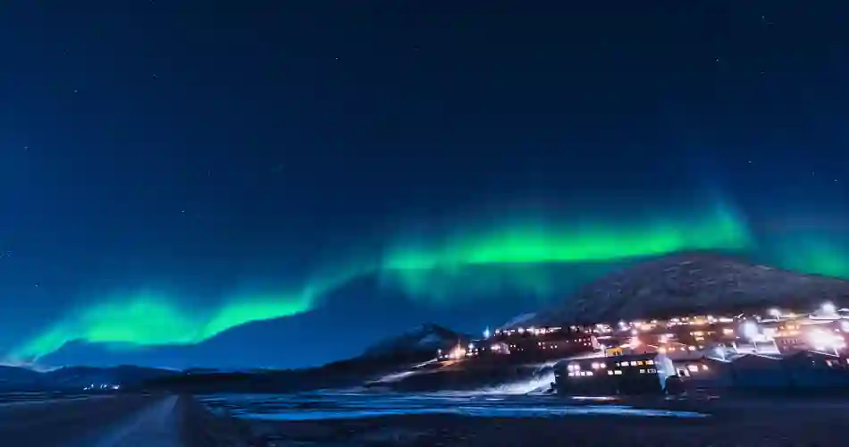 Nordlys i Svalbard