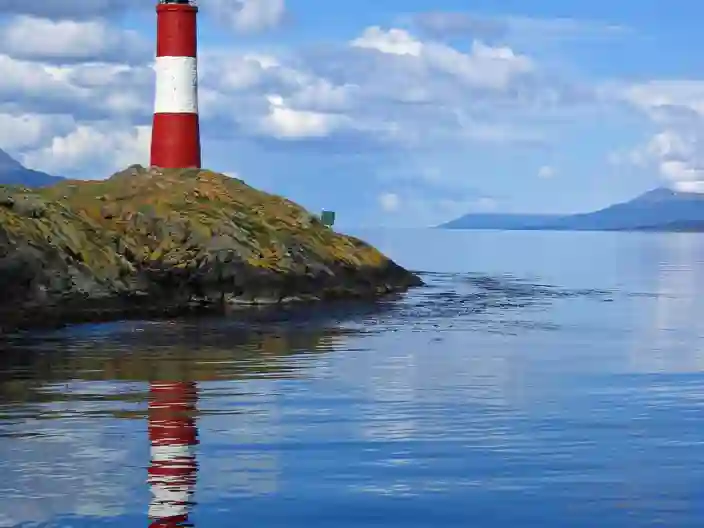 Fyr i Beaglekanalen i Eldslandet