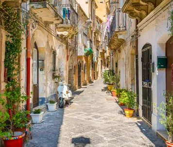 Gamlebyen i Siracuse