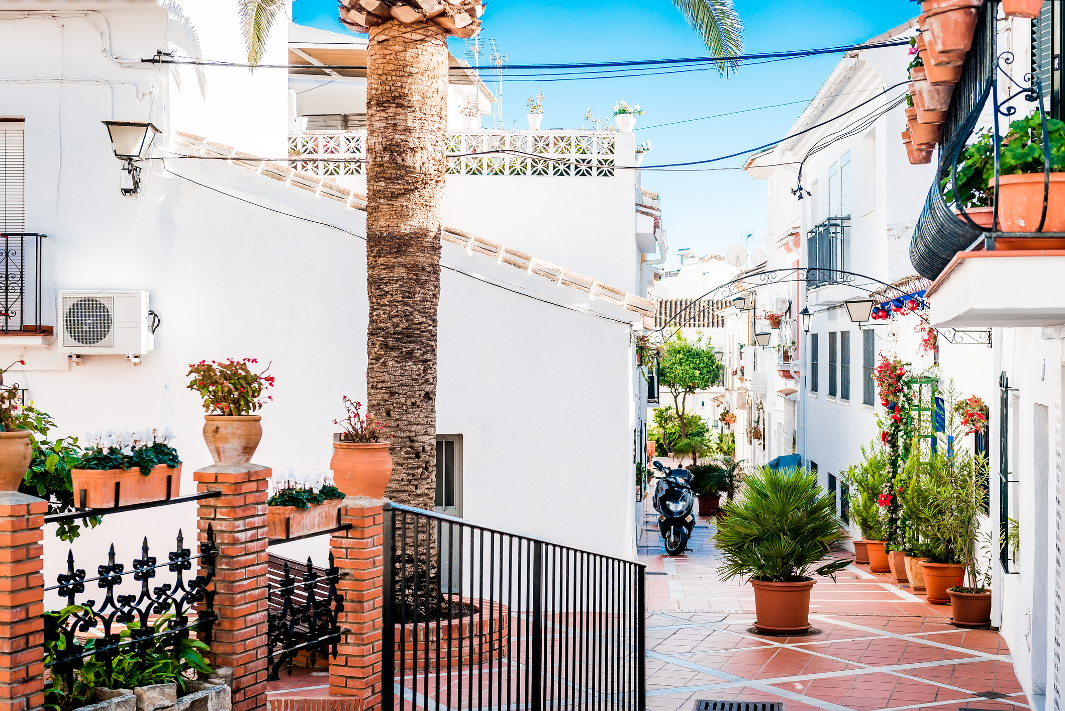Koselige smågater i Benalmádena