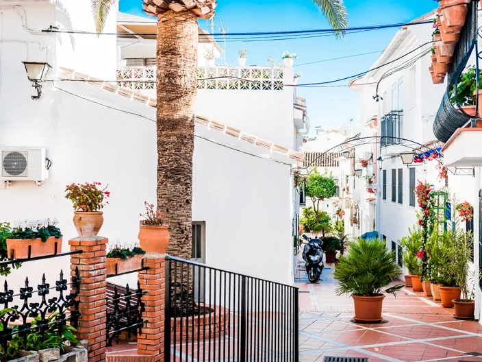 Koselige smågater i Benalmádena