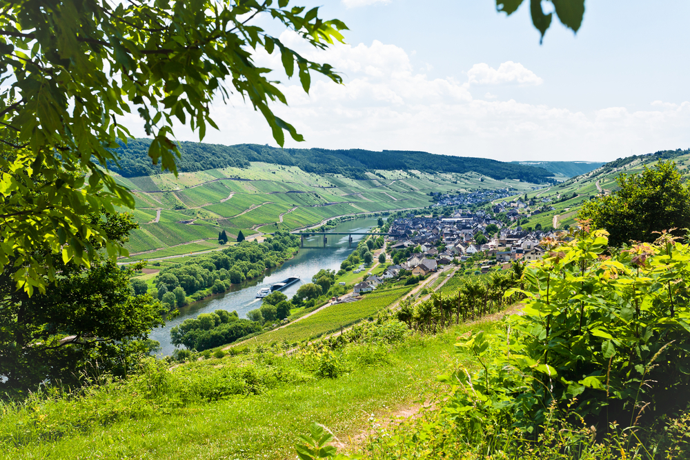 Idyl på på Mosel og Rhinen