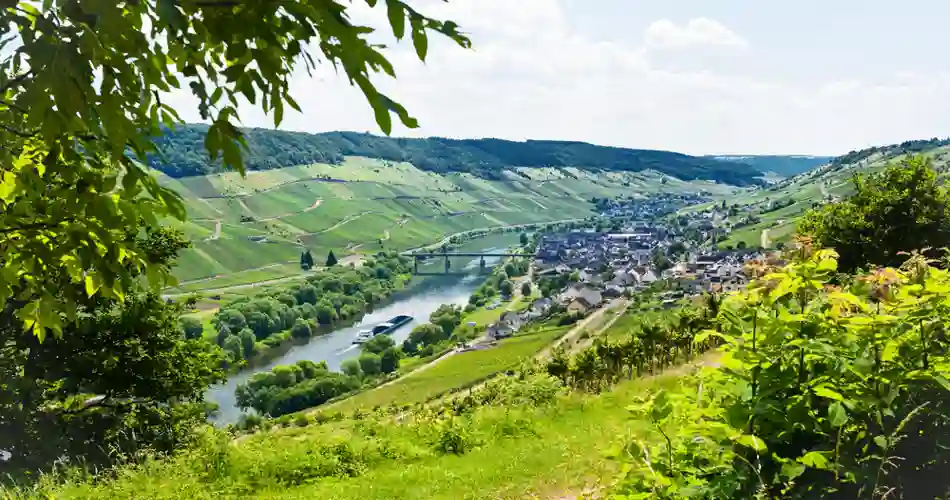 Idyl på på Mosel og Rhinen