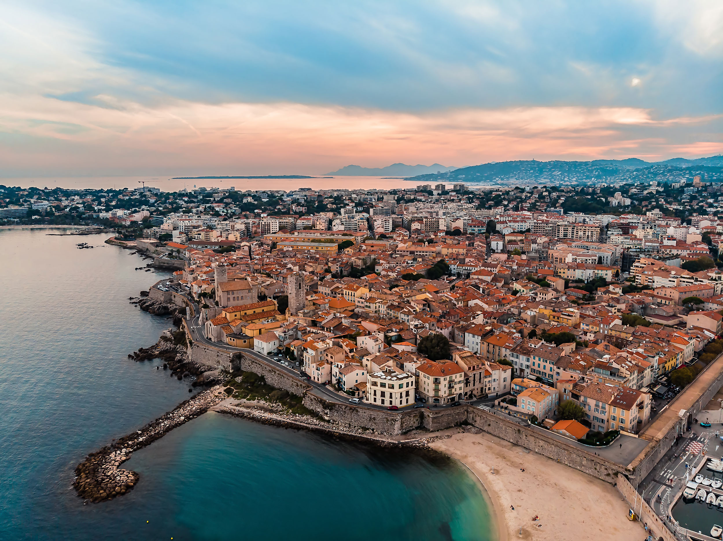 Den gamle bydel i Antibes