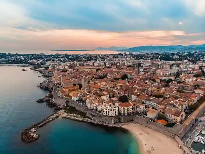 Den gamle bydel i Antibes