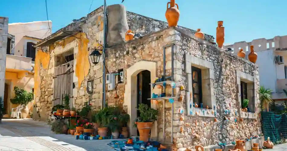 Lokale butikker i Grækenland