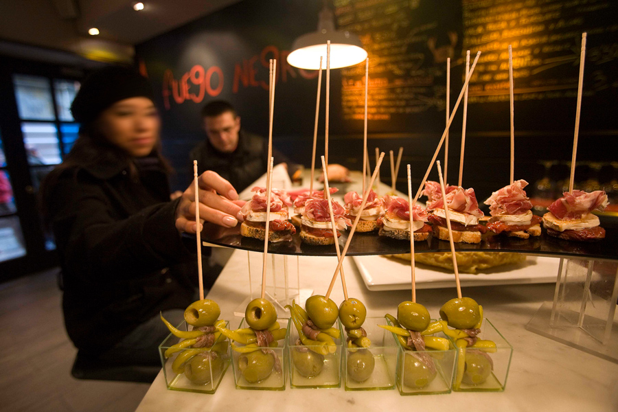 Pintxos i San Sebastian