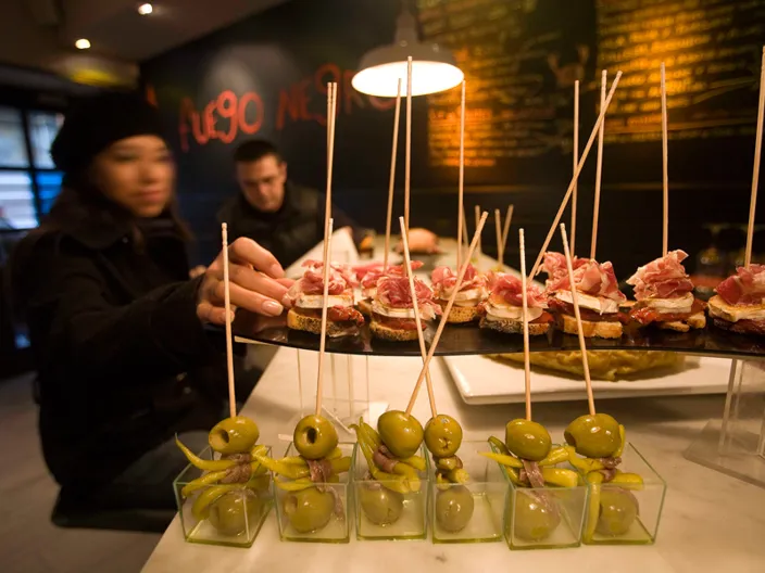 Pintxos i San Sebastian