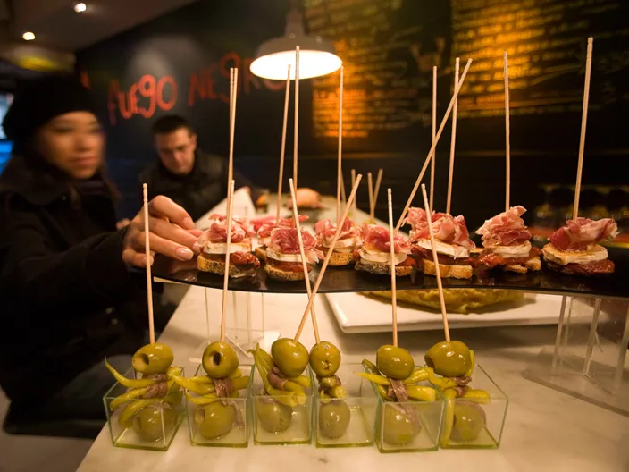 Pintxos i San Sebastian