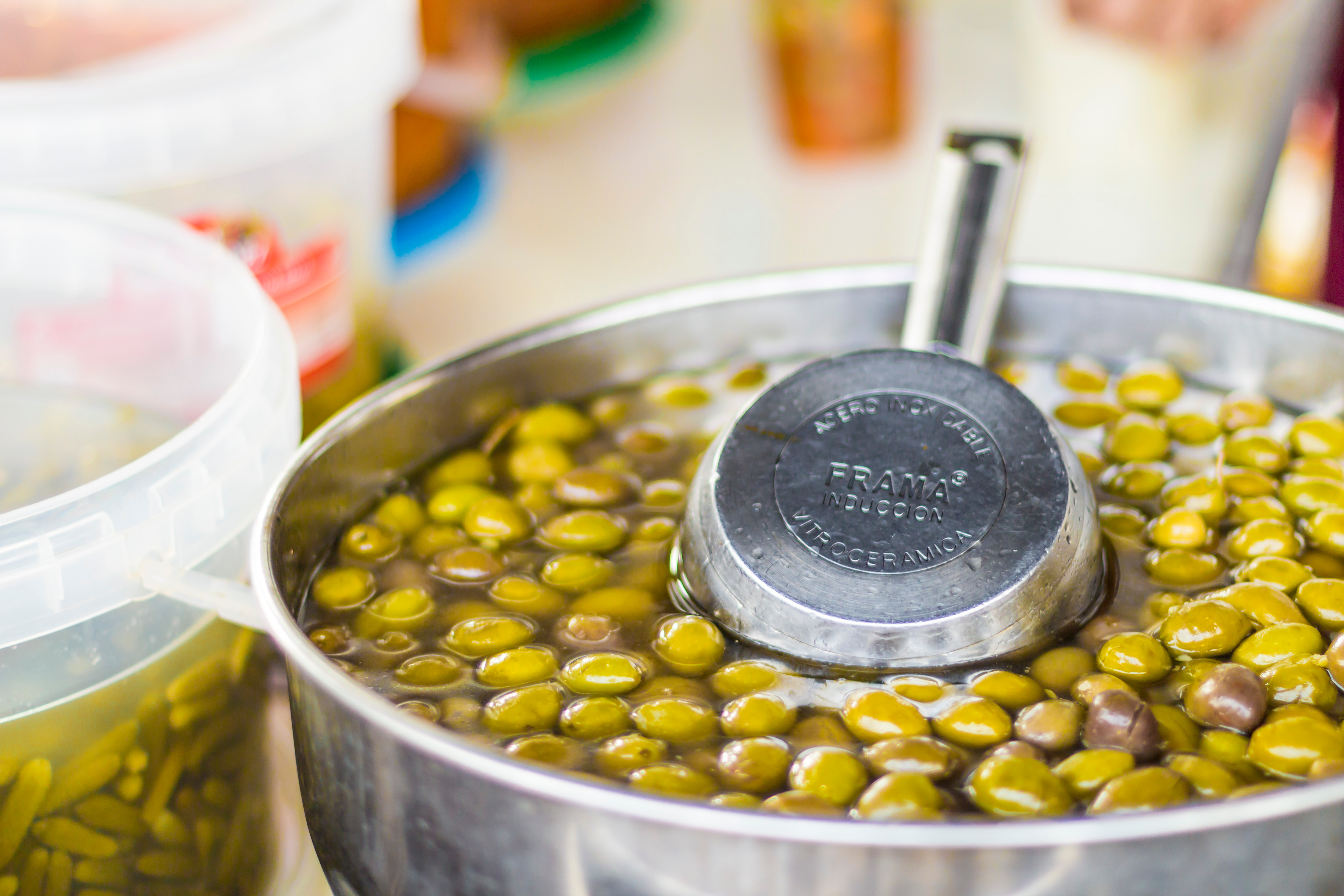 Deilig oliven på markedene