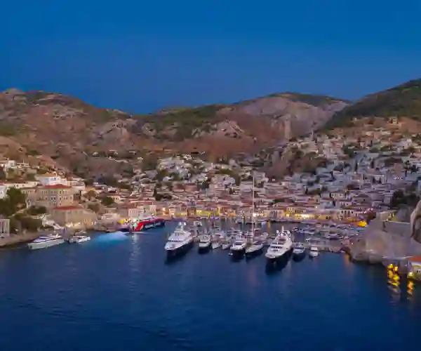 Den hyggelige havn på Hydra