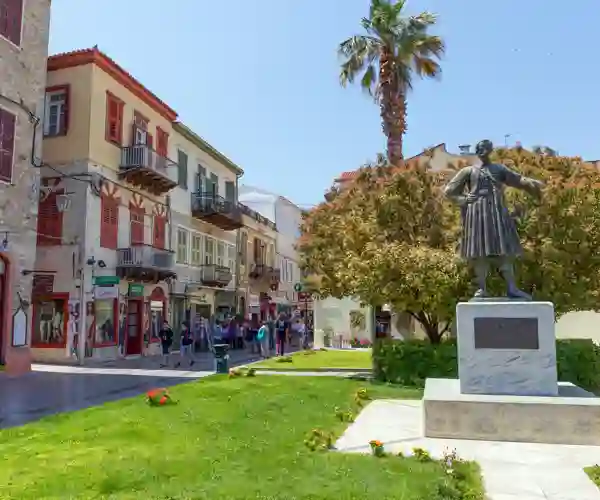 Trion Navarchon-pladsen i Nafplion