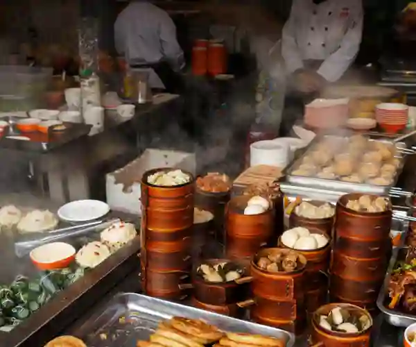 Deilig mat i Chengdu