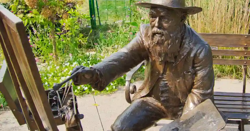 Skulptur af Claude Monet
