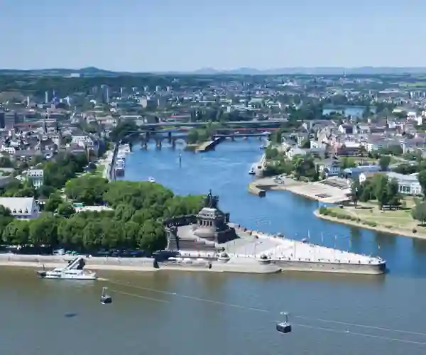 Deutches Eck (Det tyske hjørnet) i Koblenz