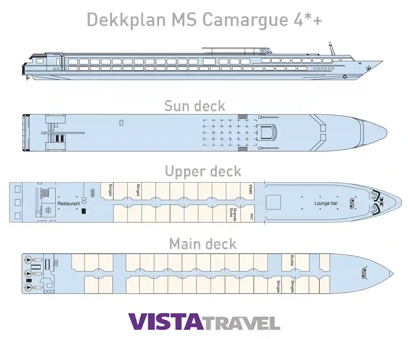 MS Camargue dekkplan