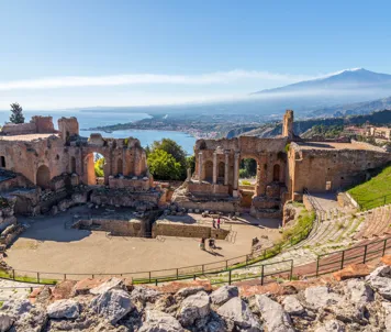 Det antikke teater i Taormina